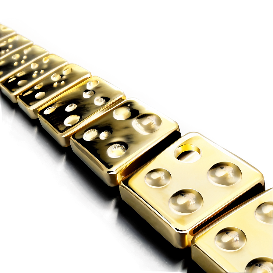 Luxury Gold Dominoes Set Png Olf35