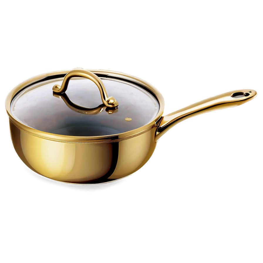 Luxury Gold-plated Cooking Pot Png Ksb