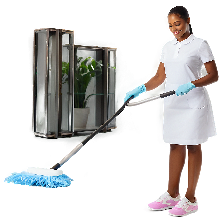 Luxury Home Cleaning Lady Png 06292024