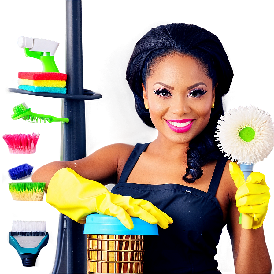 Luxury Home Cleaning Lady Png Nde