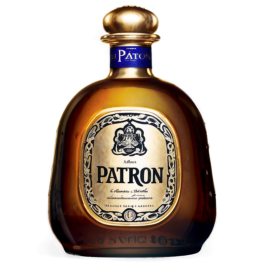 Luxury Patron Anejo Bottle Png Eqe77