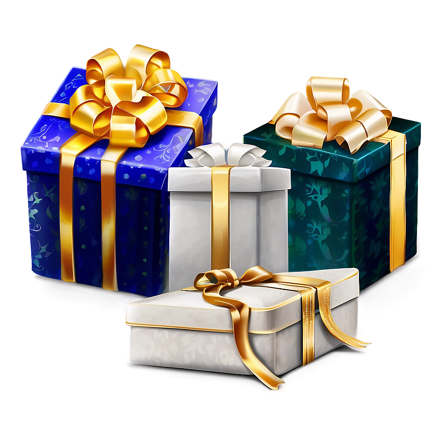 Luxury Present Boxes Png Npy