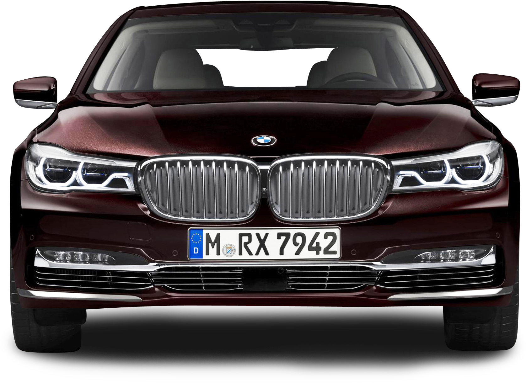 Luxury Sedan B M W Front View H D