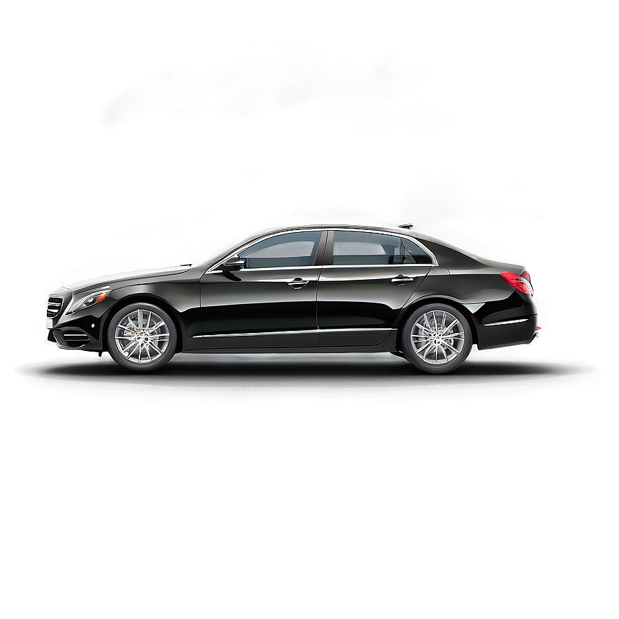 Luxury Sedan Black Car Png Tkb