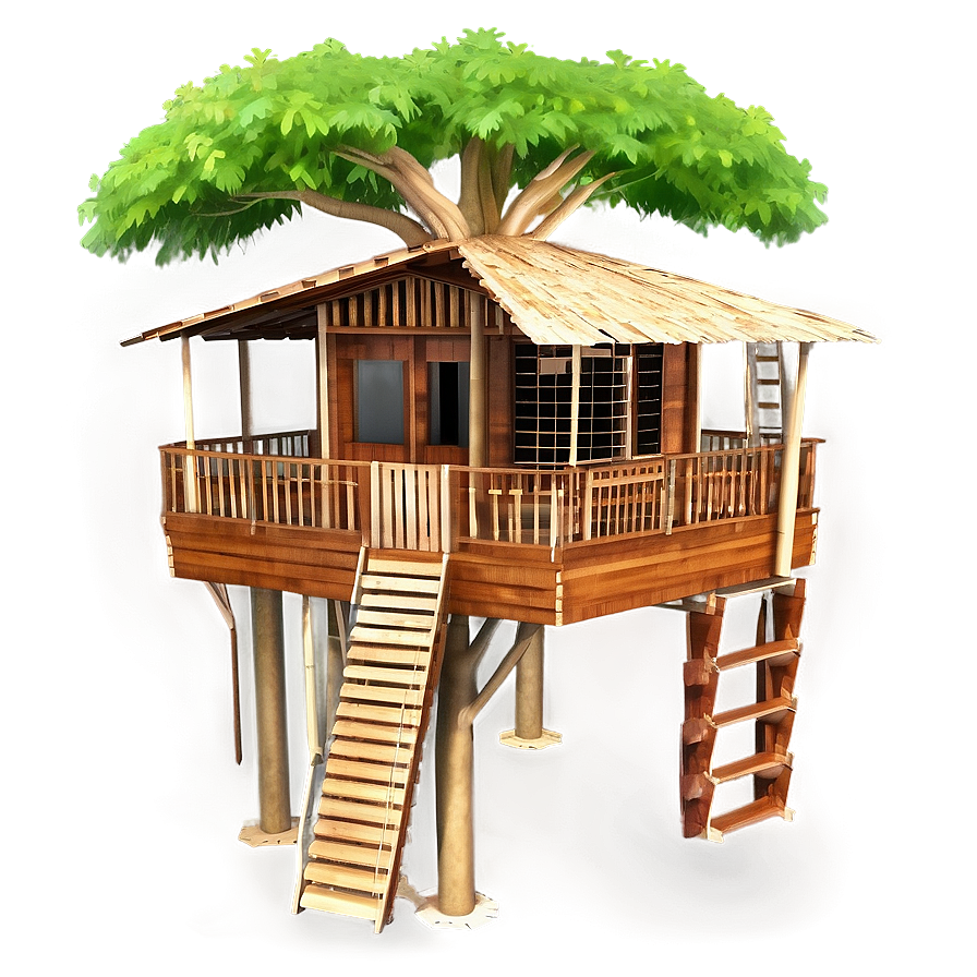 Luxury Tree House Png 06282024