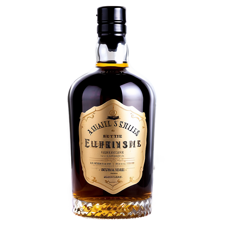 Luxury Whiskey Bottle Png 35