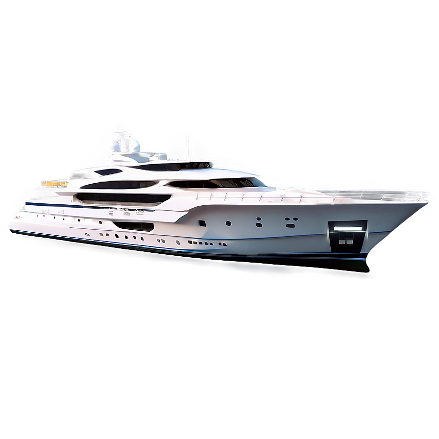 Luxury Yacht Ship Png 21