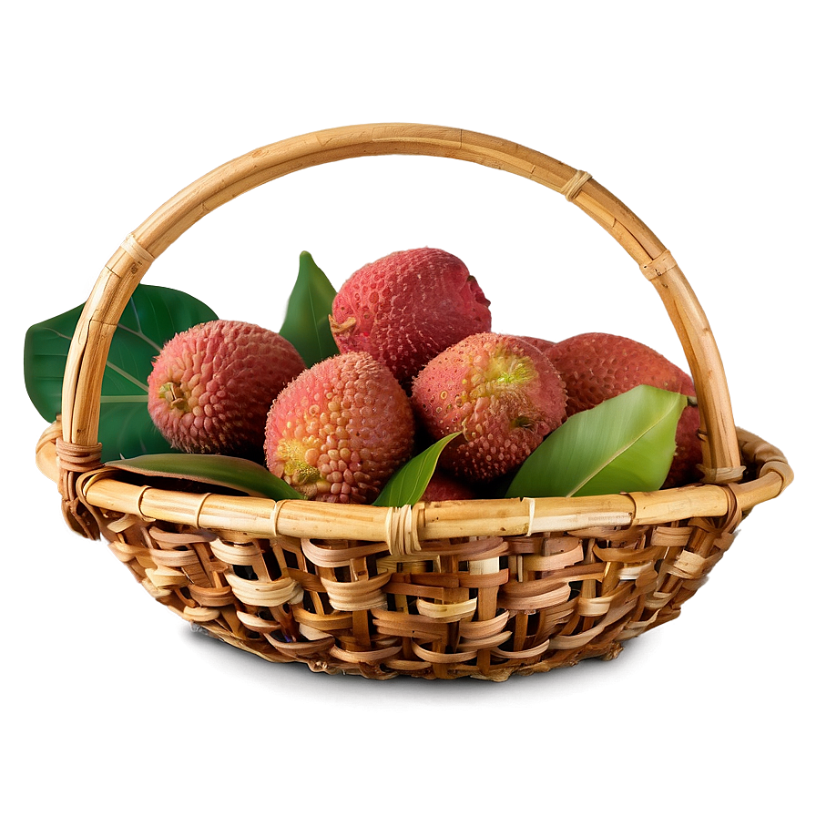 Lychee Harvest Basket Png 06252024