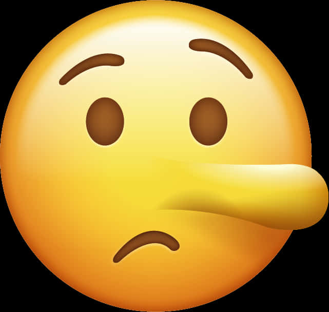 Lying Face Emoji Image