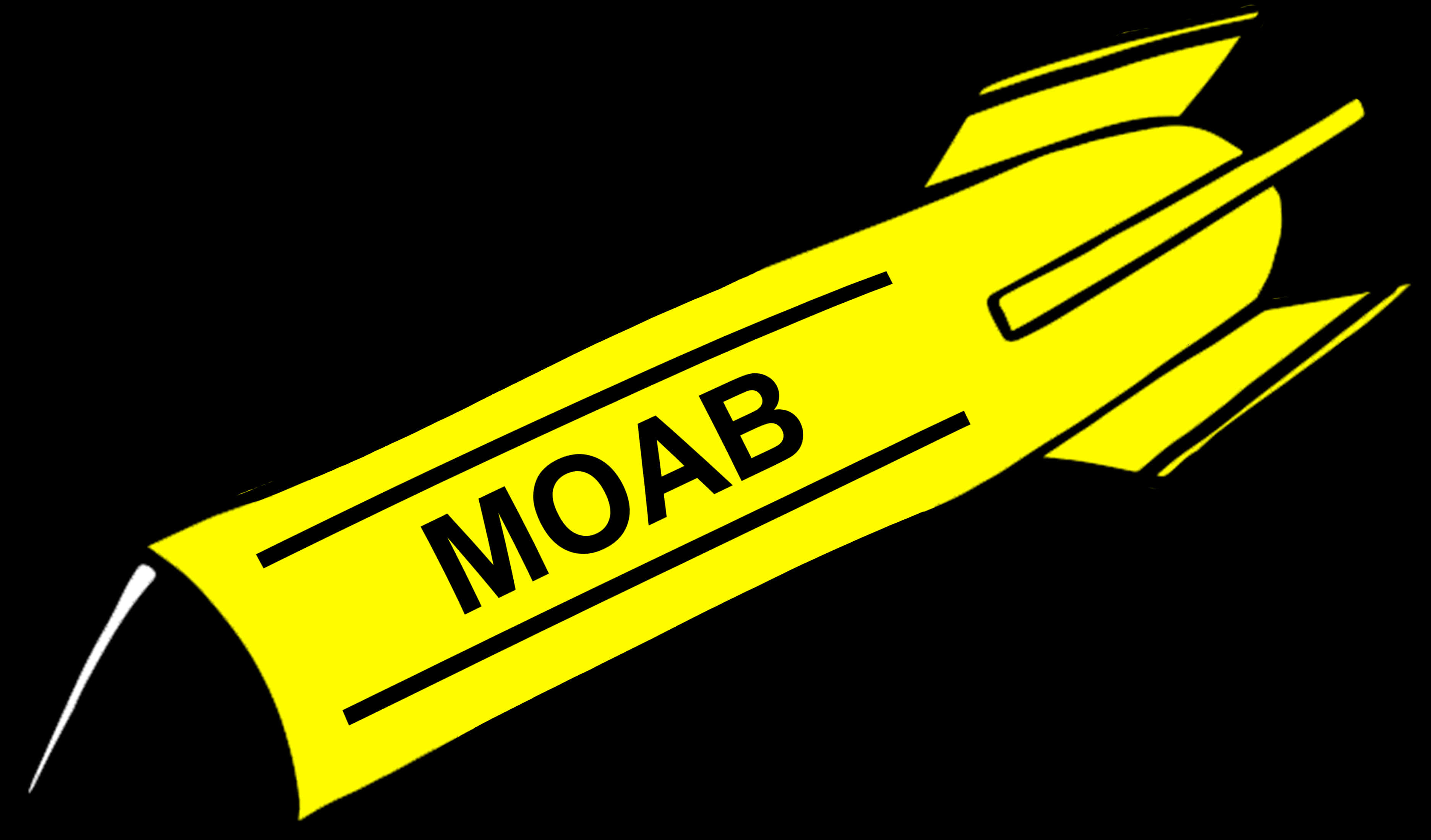 M O A B Bomb Graphic