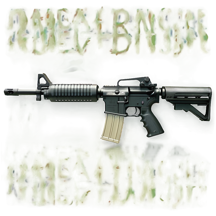 M16 Rifle Model Png 06132024