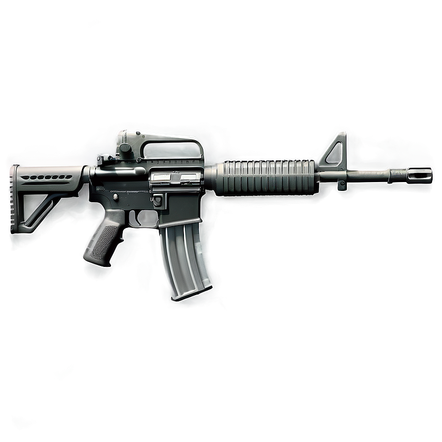 M16 Rifle Side View Png 06132024