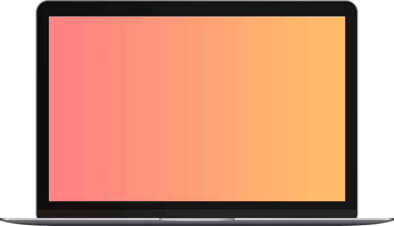 Mac Book Prowith Colorful Screen