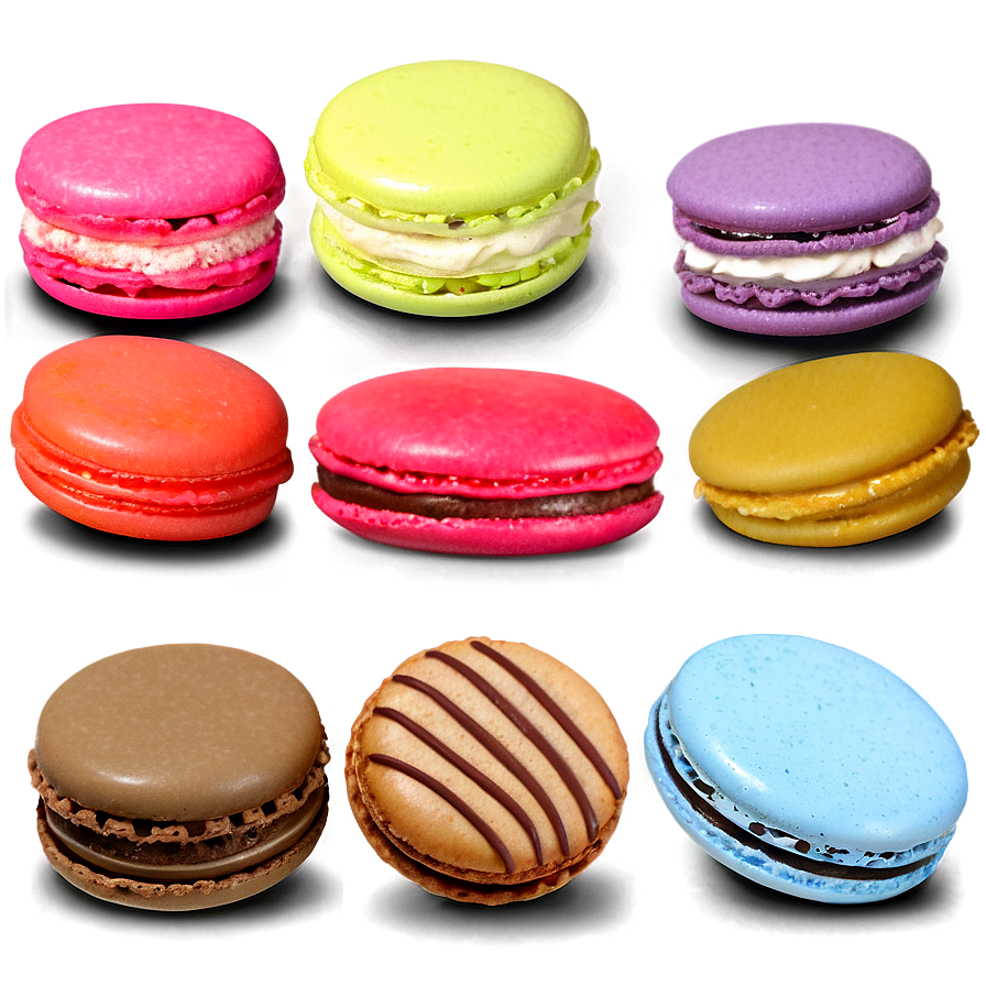 Macaron Assortment Png 06122024