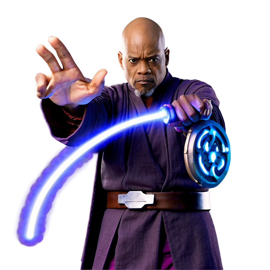 Mace Windu Action Pose Png Ybu