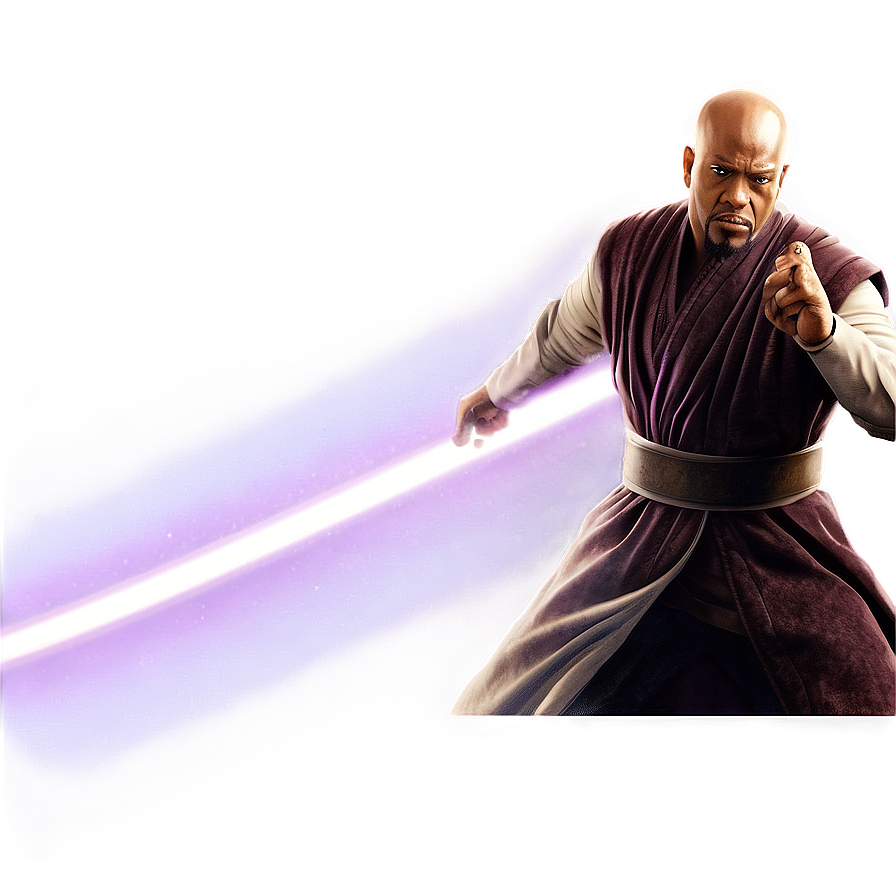 Mace Windu Comic Art Png 22