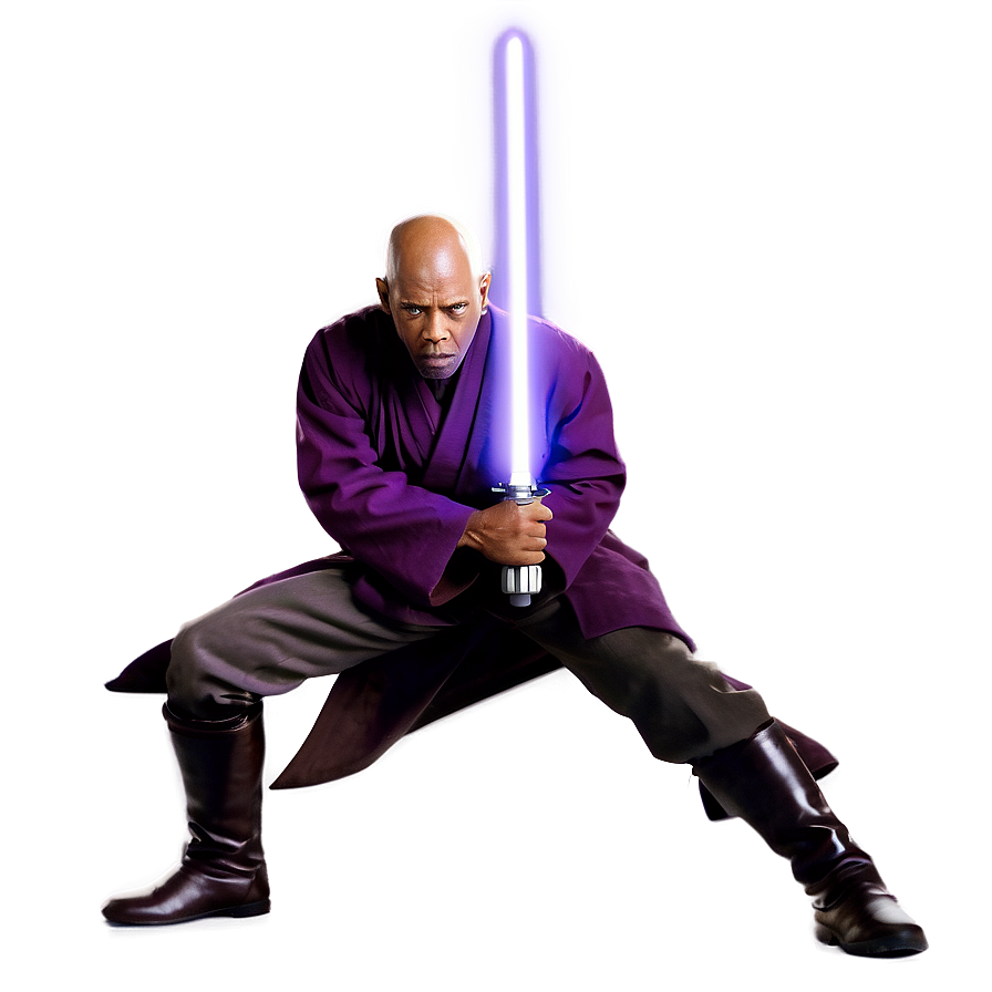 Mace Windu's Lightsaber Png Ocy44