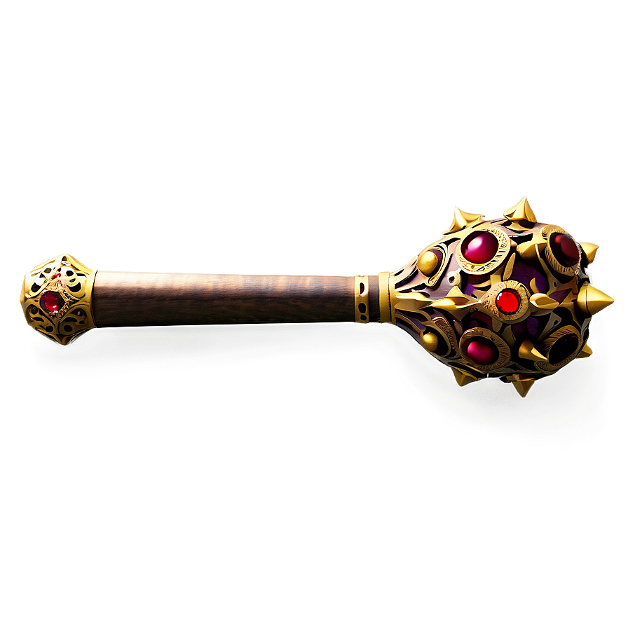 Mace With Jewels Png 46