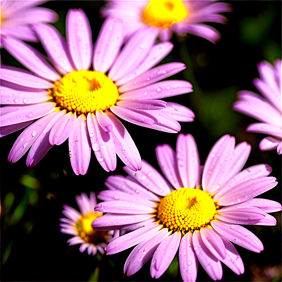 Macro Shot Daisies Png 06122024