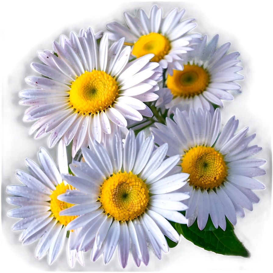 Macro Shot Daisies Png 65