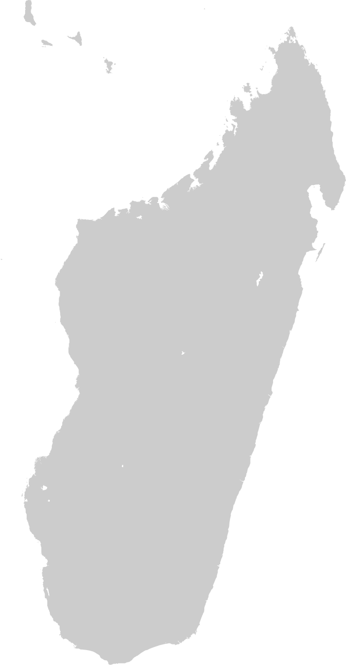 Madagascar Outline Map