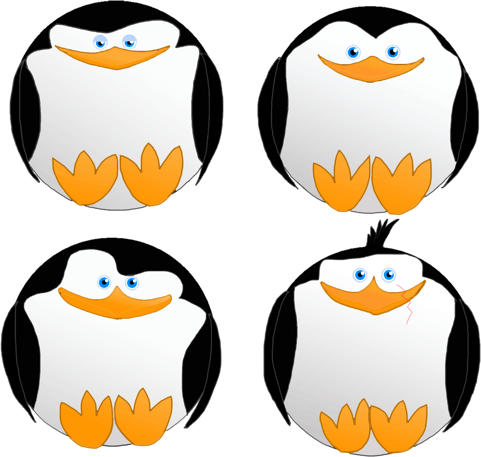 Madagascar Penguins Expressions