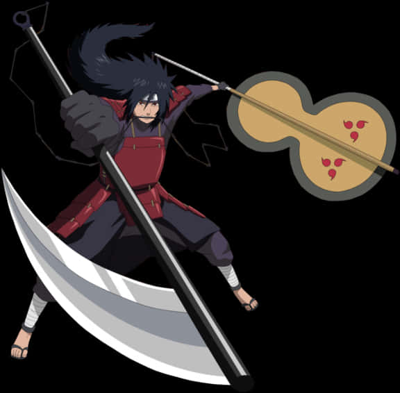 Madara_ Uchiha_ Anime_ Character_ Pose