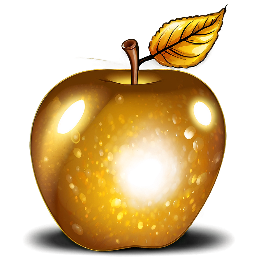 Magic Golden Apple Png 06132024