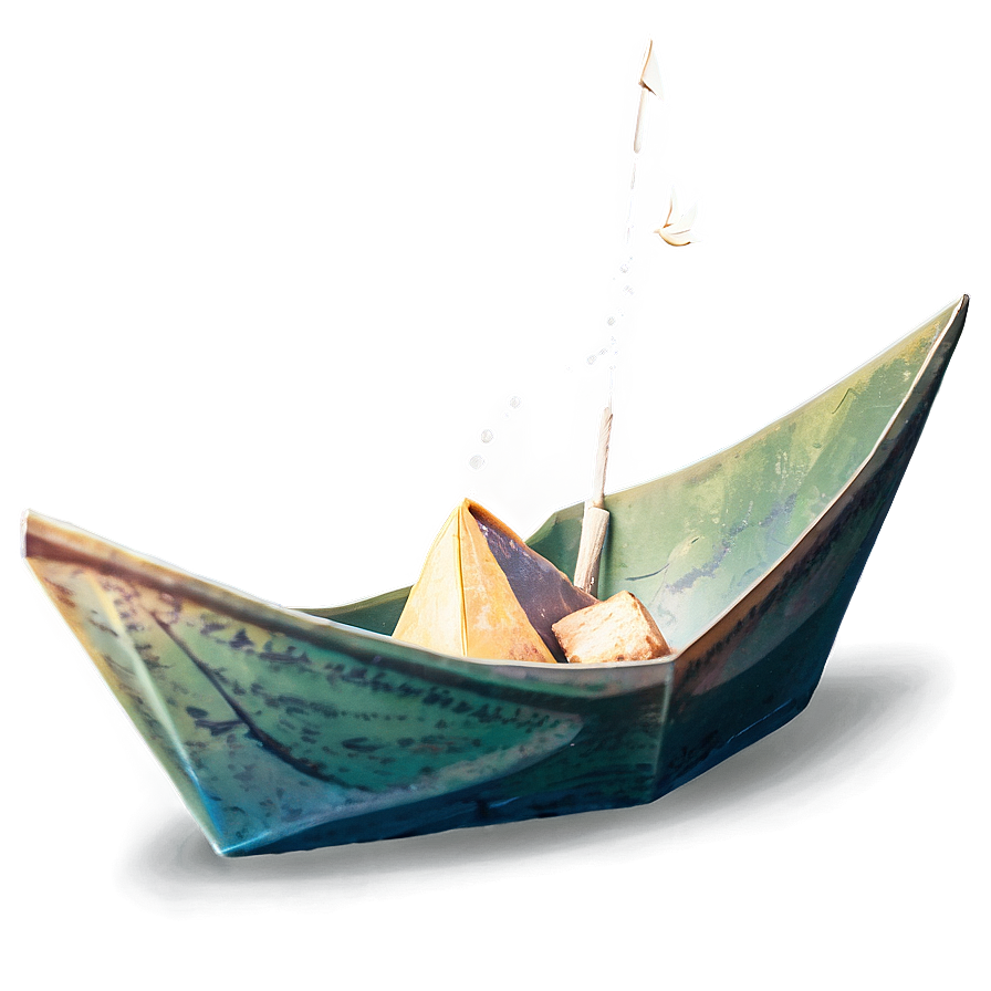 Magic Paper Boat Fantasy Png Brq27