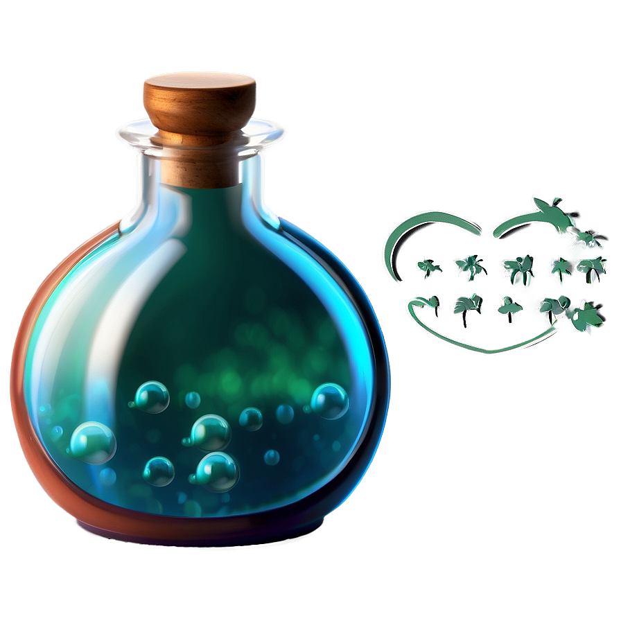 Magic Potion Bottle Fantasy Png Rqa