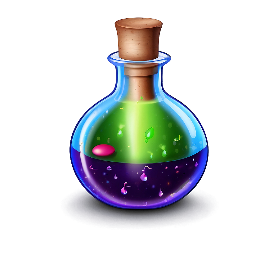 Magic Potion Bottle Fantasy Png Uba76