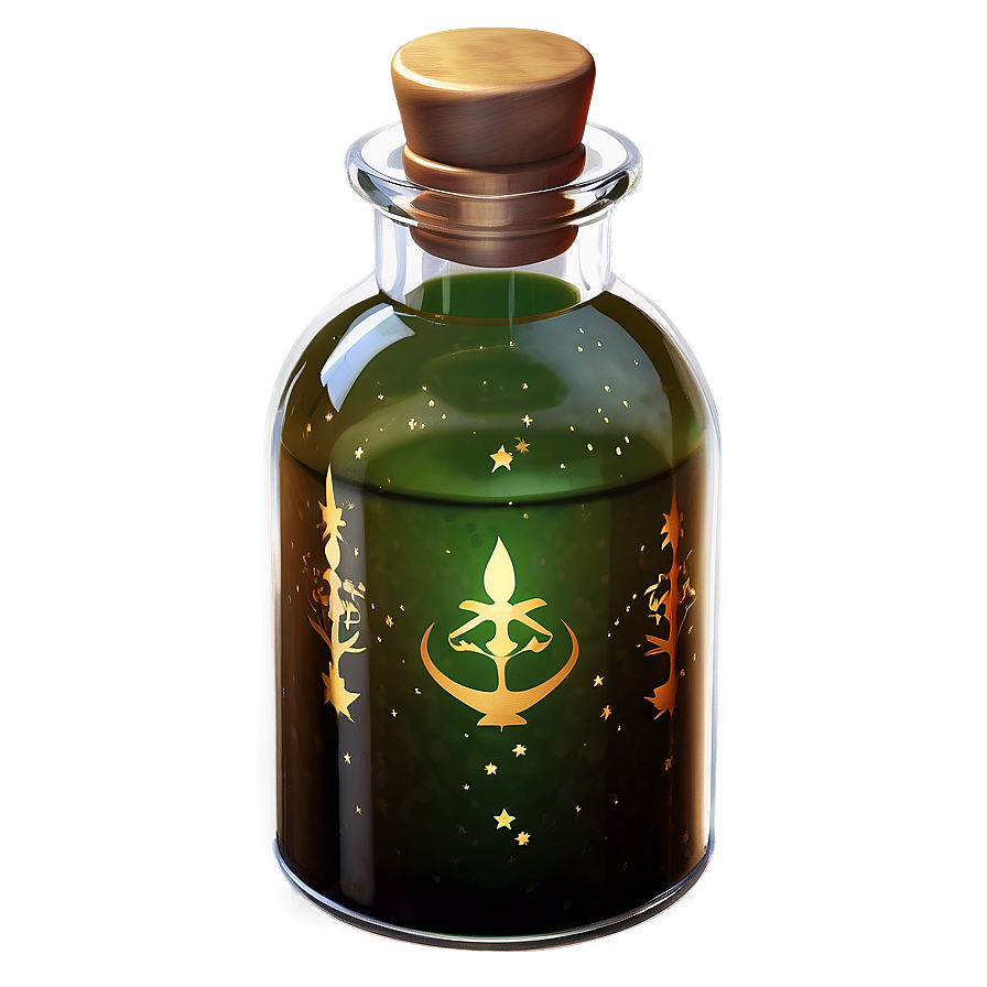 Magic Potion Bottle Png Svq