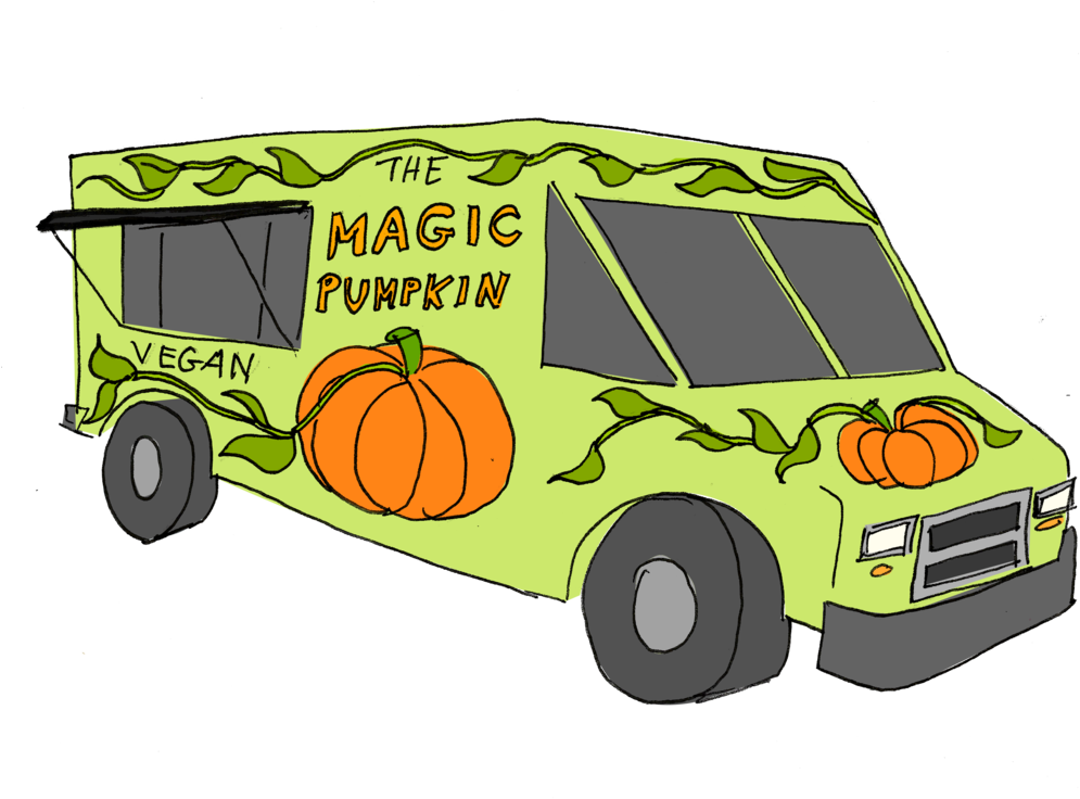 Magic Pumpkin Vegan Food Truck Illustration.png