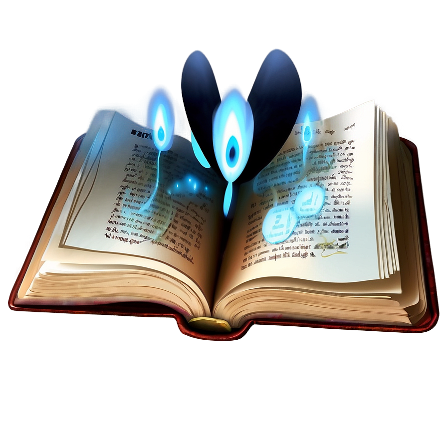 Magic Spell Book Open Png 05062024