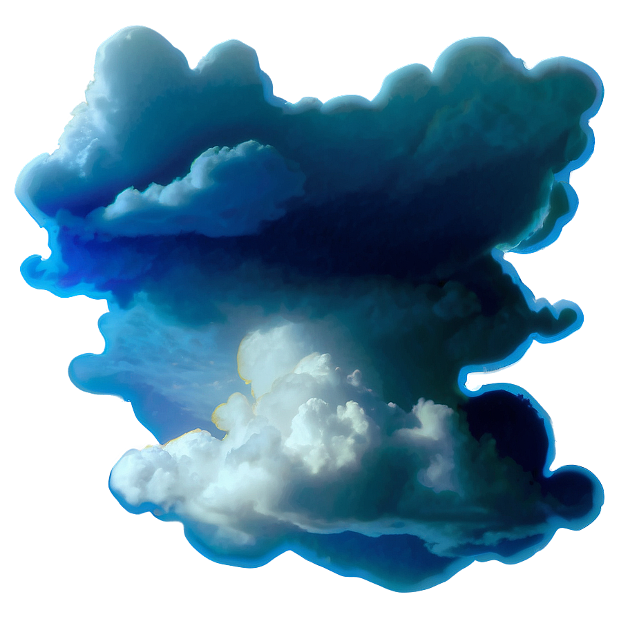 Magical Blue Clouds Png 72