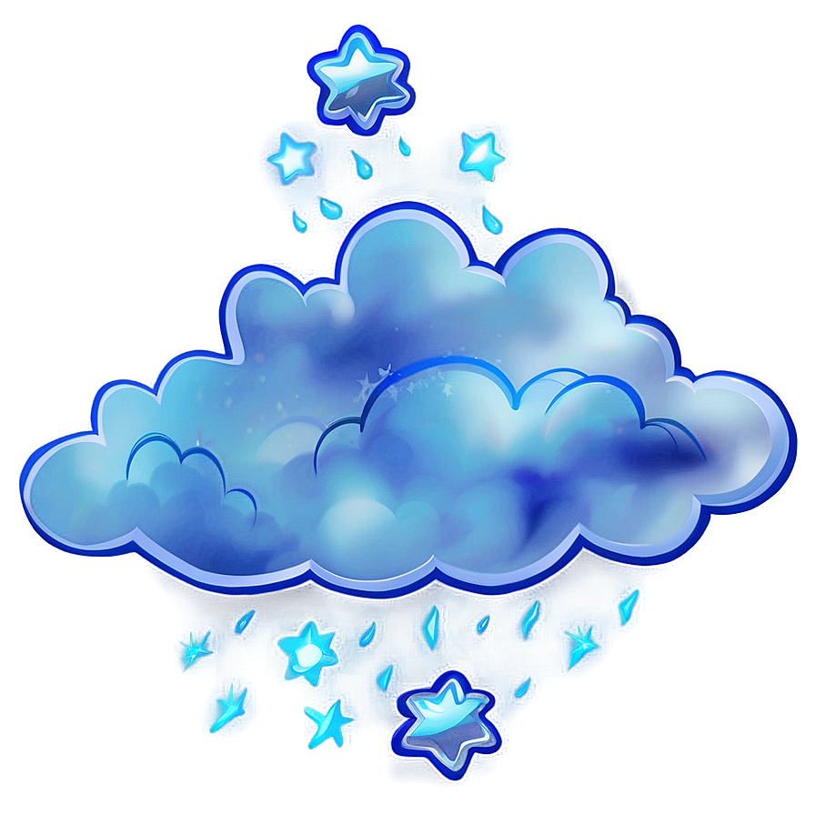 Magical Blue Clouds Png 8