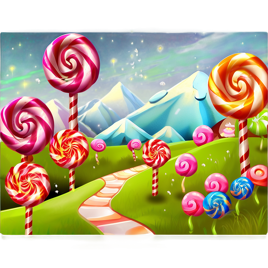 Magical Candyland Landscape Png 53