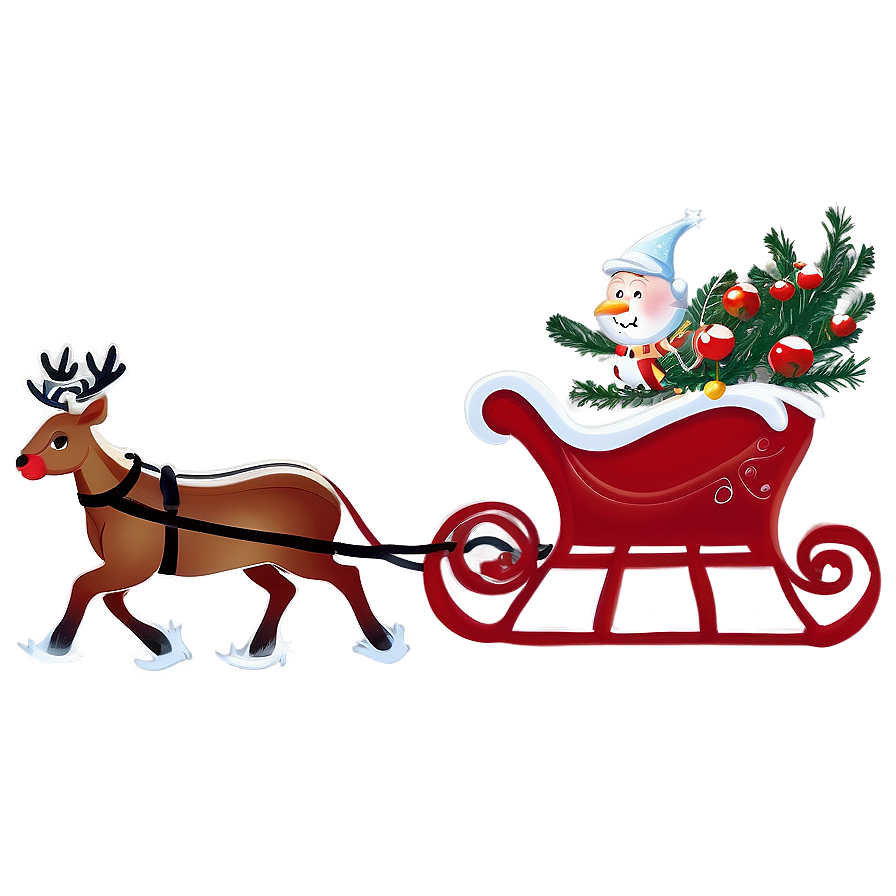 Magical Christmas Eve Sleigh Ride Png 11