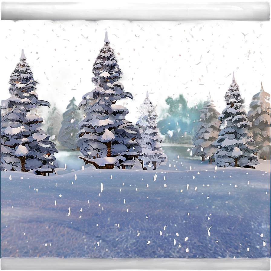 Magical Christmas Snowfall Png 53