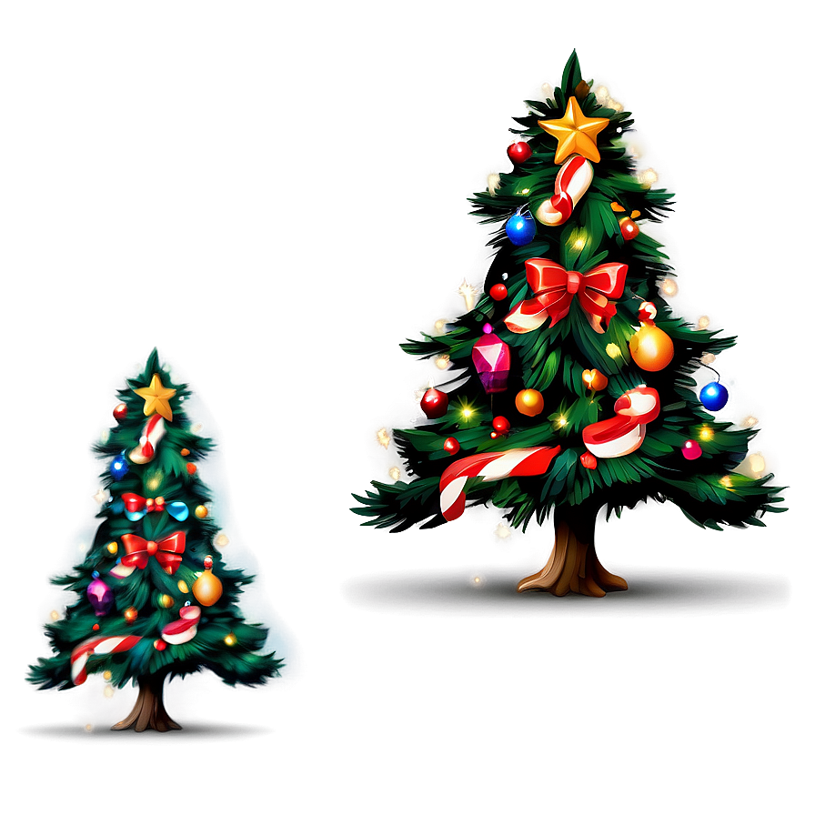 Magical Cute Christmas Tree Png 06252024