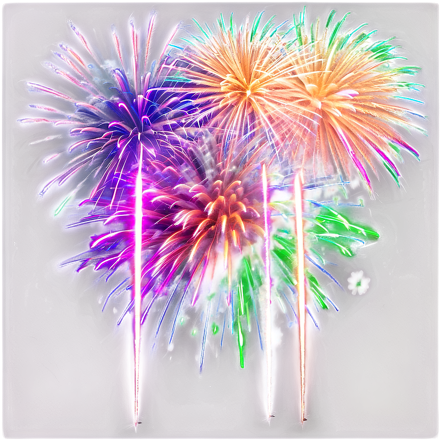 Magical Fireworks Png Dnj26