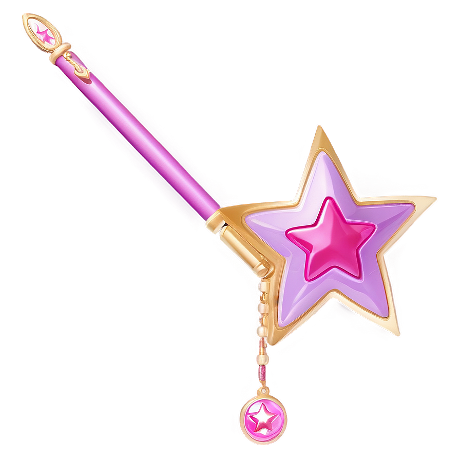 Magical Girl Star Wand Png 06132024