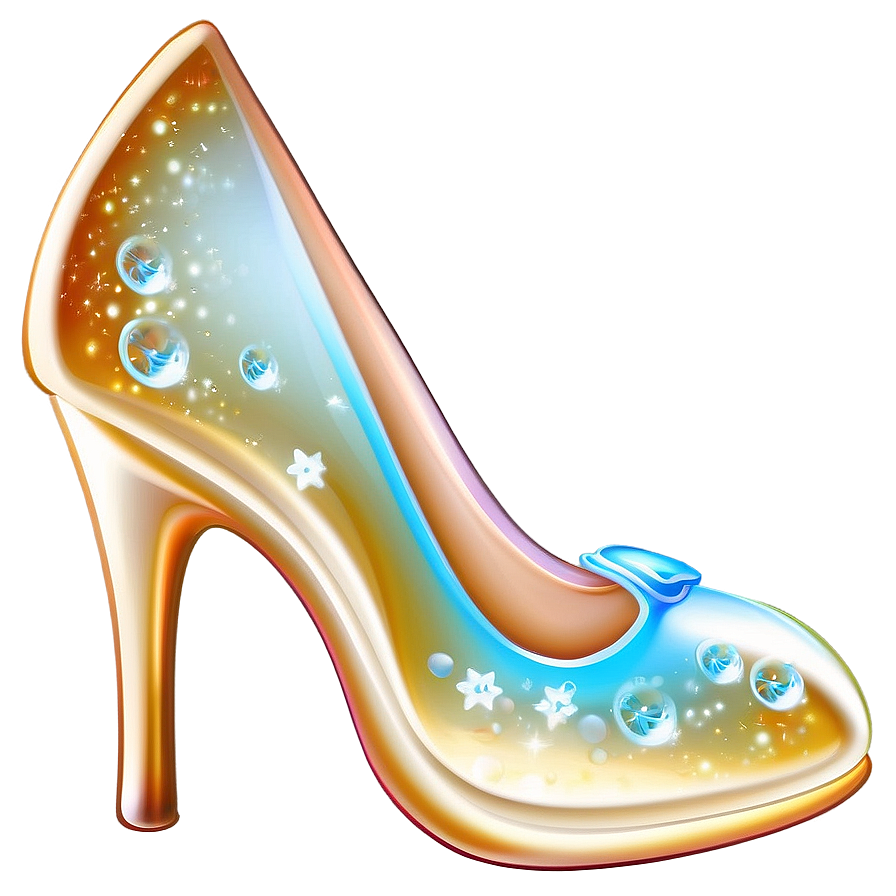 Magical Glass Slipper Graphic Png 06132024