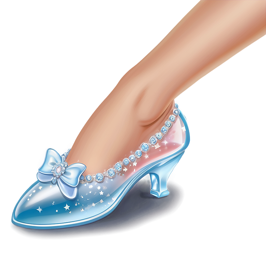 Magical Glass Slipper Graphic Png 06132024