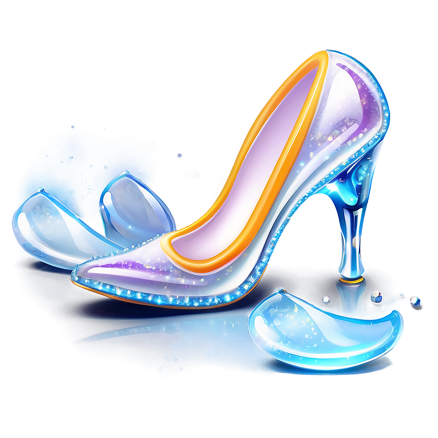 Magical Glass Slipper Graphic Png 06132024