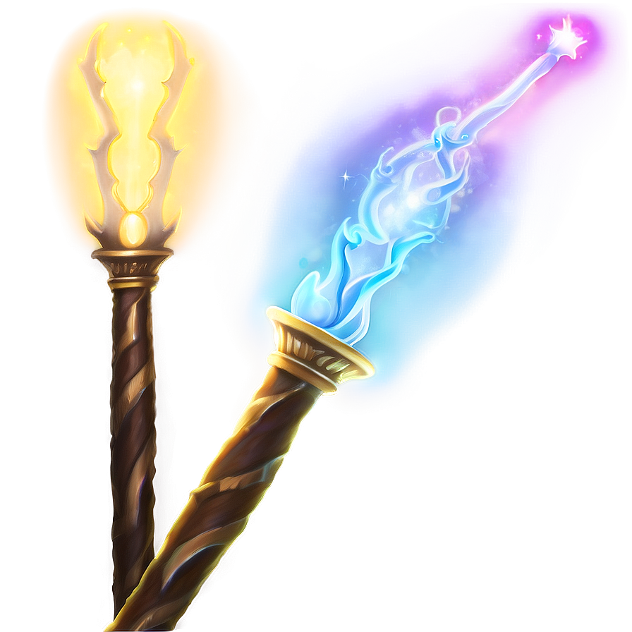 Magical Glow Wand Png 05252024