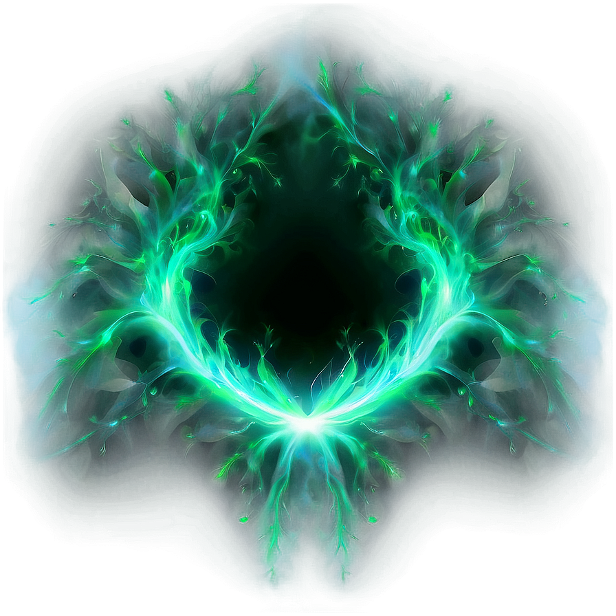 Magical Green Glow Png Ufq82