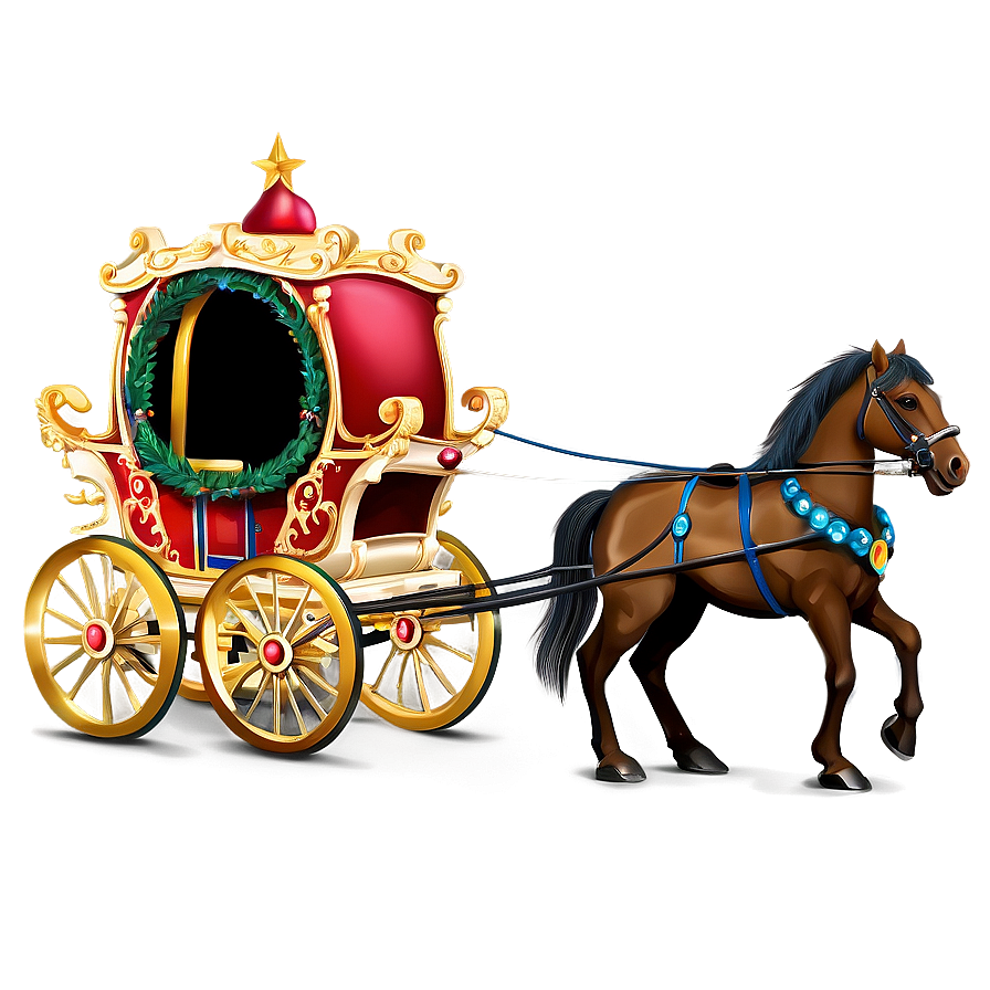 Magical Noel Carriage Png Xgl66