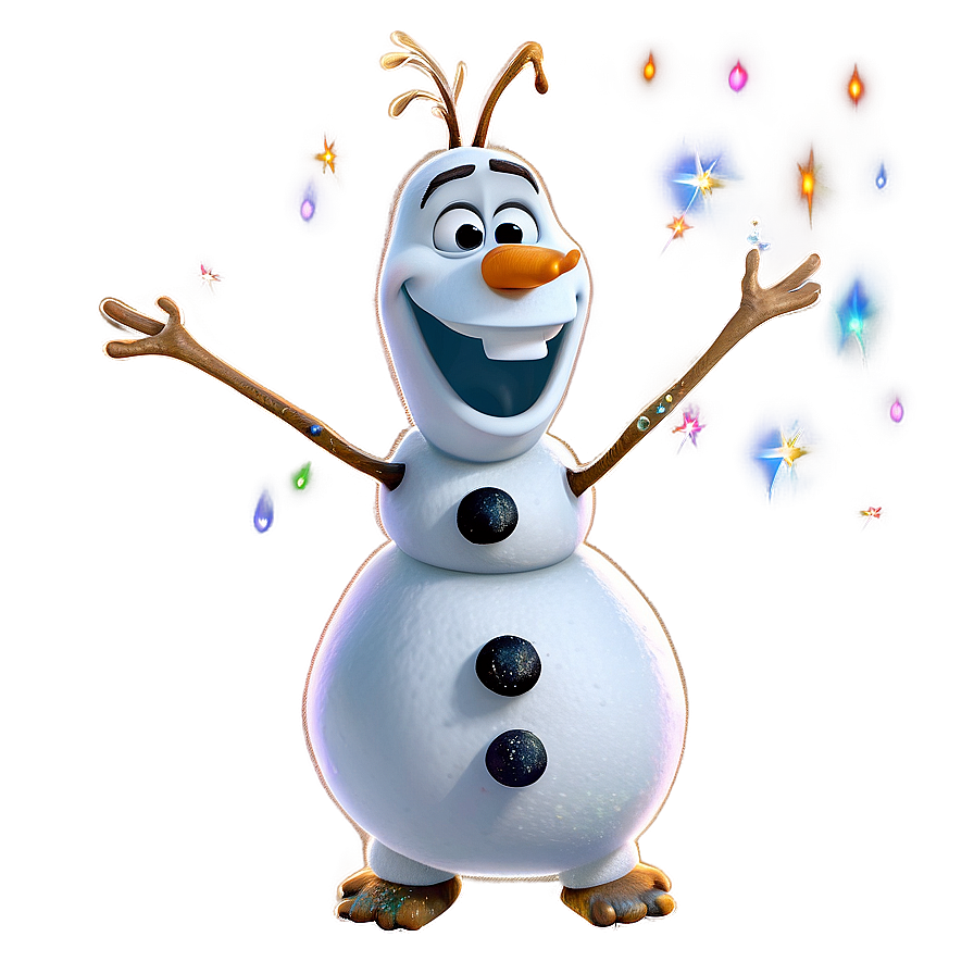 Magical Olaf Sparkles Png 78