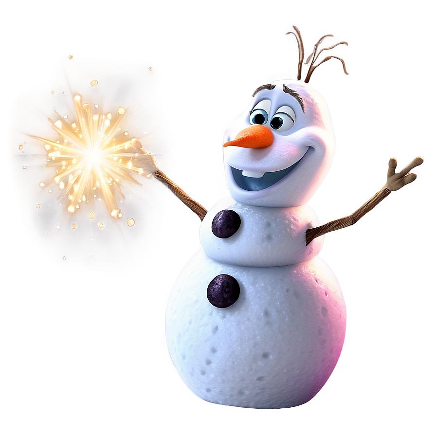 Magical Olaf Sparkles Png Cse8